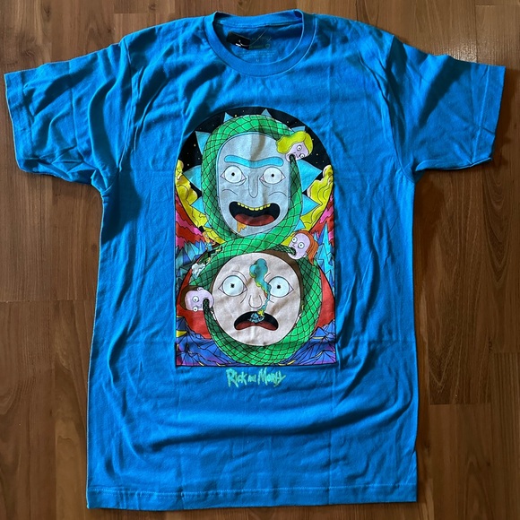 NWT Rick And Morty Infinity Snake T-Shirt size Medium Hot Topic 🆕 - Picture 2 of 7